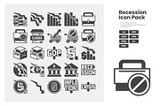 Recession icon pack, a Solid Icon by erifqizeicon (Thumbnail 3 of 3)