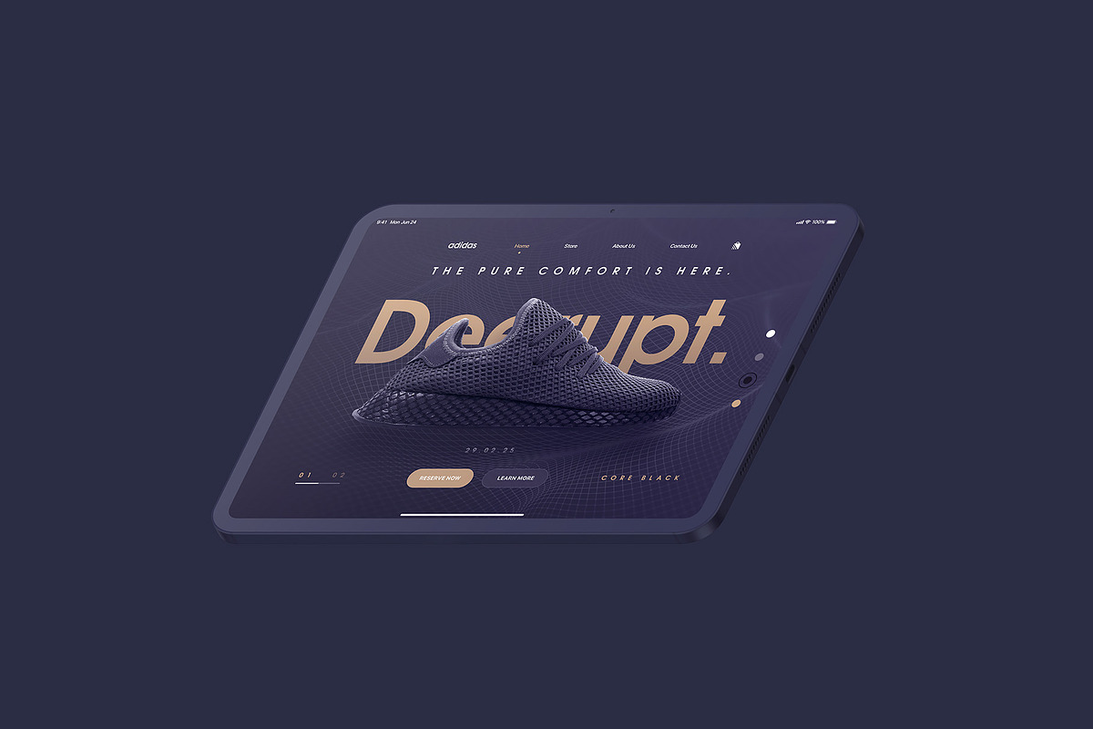 iPad Pro 11 - 21 Clay Mockups, an iPad Mockup by Asylab (Photo 46 of 56)