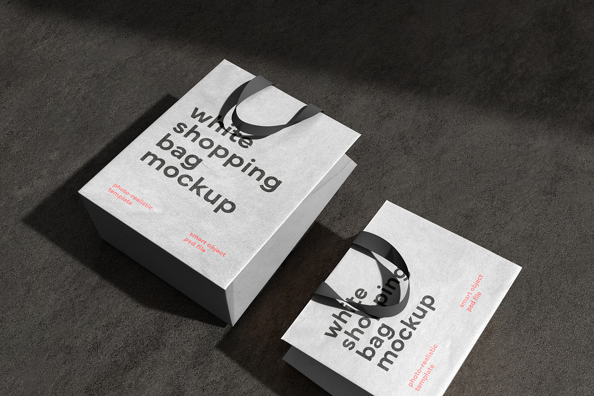 Shopping Bag Mockups, a Packaging Mockup by Graphicsfuel (Photo 12 of 21)