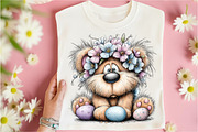 Whimsical Easter Teddy Bear Clipart, an Illustration by Libby Wishes (Thumbnail 2 of 8)