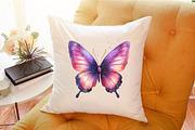 Summer Butterflies Garden Clipart, an Illustration by Sublimation Artist (Thumbnail 6 of 6)