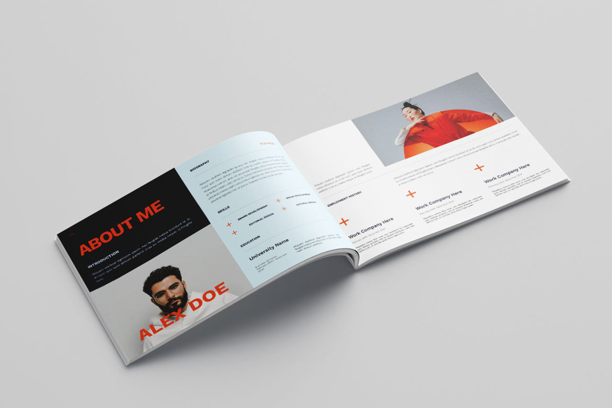 Graphic Design Portfolio Vol.20, a Brochure Template by Bewalrus Studio (Photo 4 of 10)