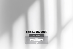 Soft Window Shadow Photoshop Brushes