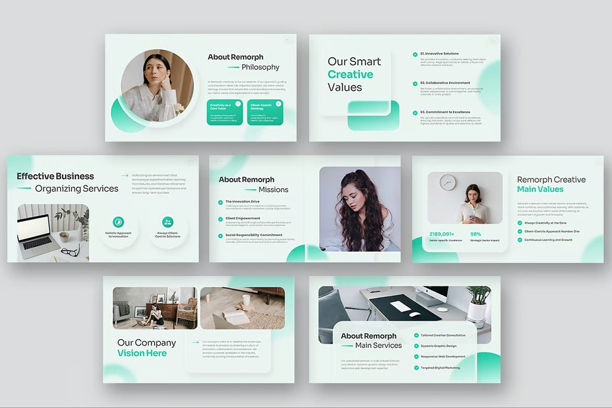 Creative Presentation Keynote, a Presentation Template by Fit-tee (Photo 2 of 10)