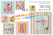 Mega Interior Frame Mockup Pack, a Household Mockup by Mockup Art Atelier (Thumbnail 39 of 60)