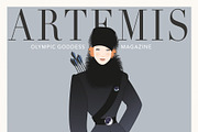 Olympus Goddesses Magazine, a Decorative Illustration by La Inspiratriz (Thumbnail 3 of 7)