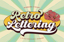 Retro Lettering - Groovy font