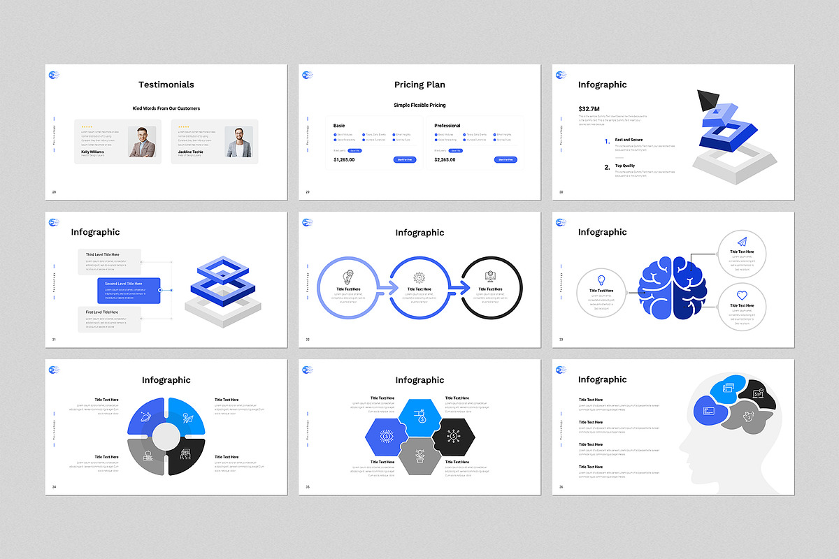 Technology Presentation Template, a Presentation Template by GenerousArt (Photo 5 of 8)
