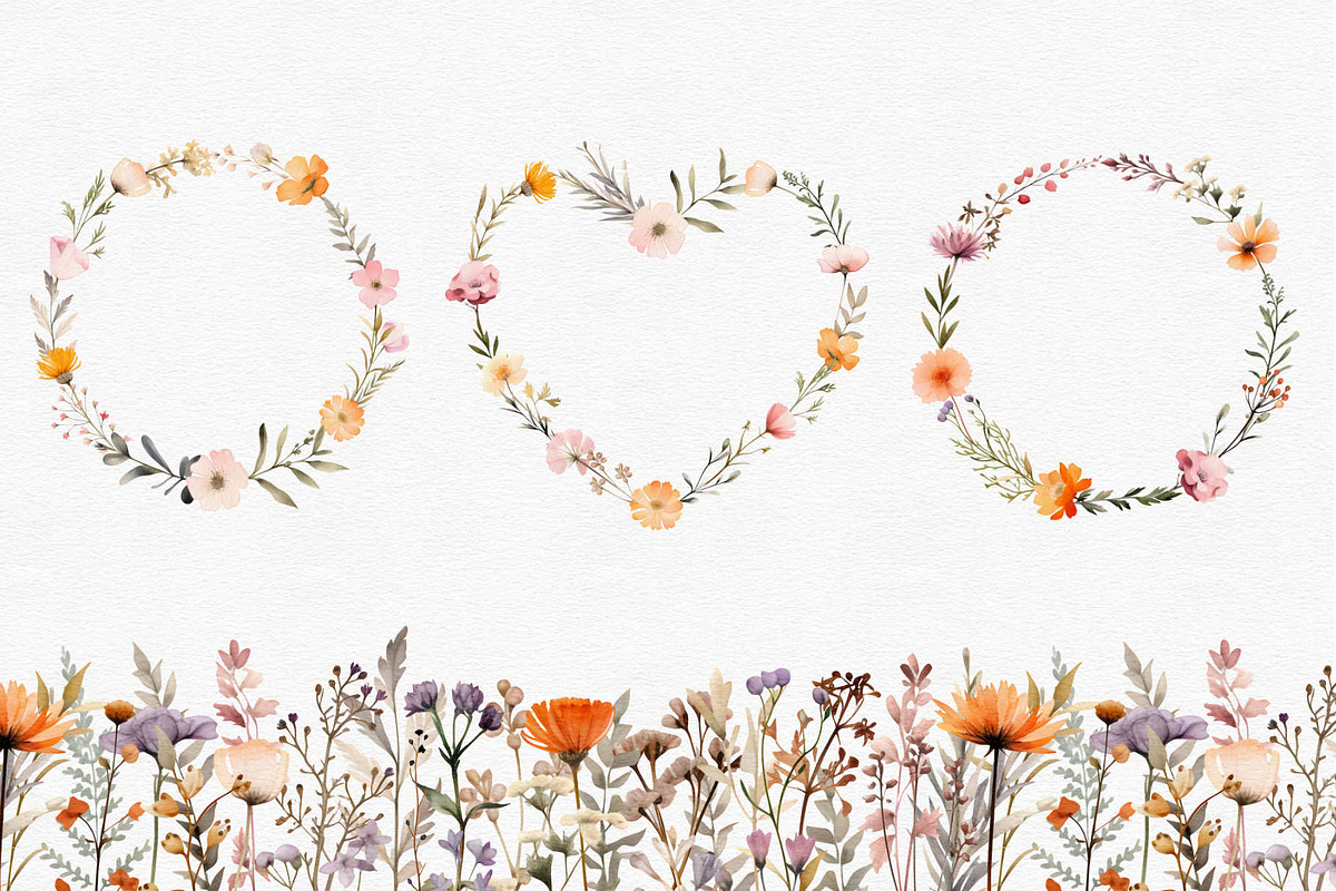 Tiny wildflowers set, a Decorative Illustration by marie dricot (Photo 7 of 15)