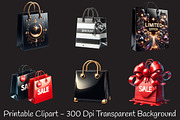 Black Friday Shopping Bags Clipart P, an Illustration by RobertsArt (Thumbnail 5 of 5)