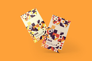 Present Bag Mockup, a Packaging Mockup by Qaleb Studio