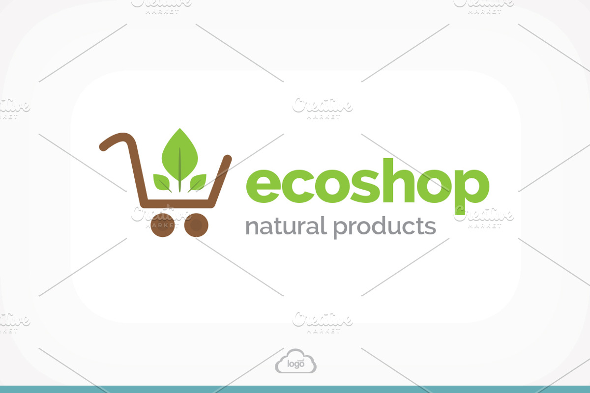 Eco Shop Logo Template, a Branding & Logo Template by Logo Heaven (Photo 1 of 5)