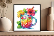 Tropical Spring Clipart, an Illustration by DreamCafeArt (Thumbnail 5 of 6)