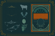 Hornbuckle for Vintage Logo & Liquor, a Serif Font by ilhamtaro (Thumbnail 5 of 6)