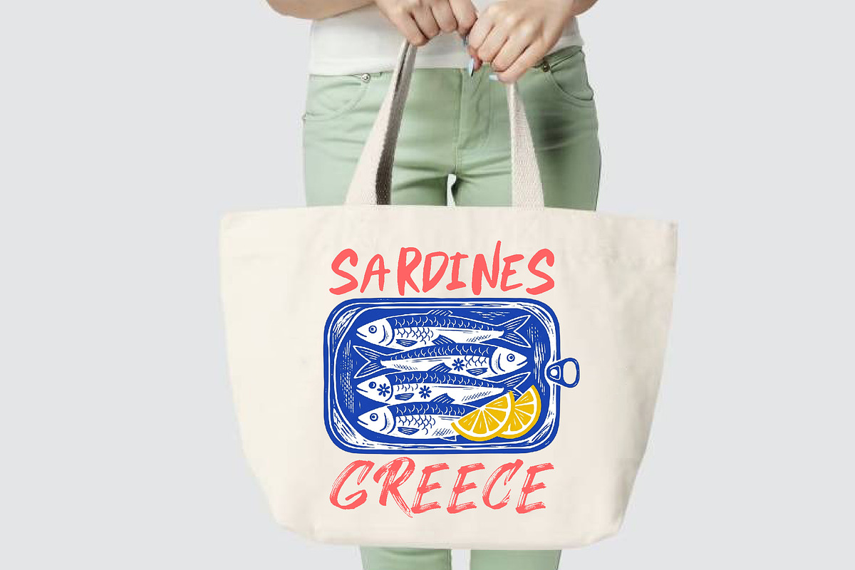 Summer Sardines Greece PNG, a Seasonal Illustration by Canvas Craft (Photo 4 of 7)