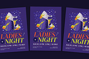 Ladies Night Flyer, a Flyer Template by Gumico Studio. (Thumbnail 1 of 3)