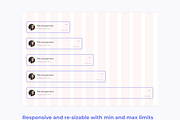 List item UI component and widgets, an UI Kit Template by anchor_point_heshan (Thumbnail 2 of 3)