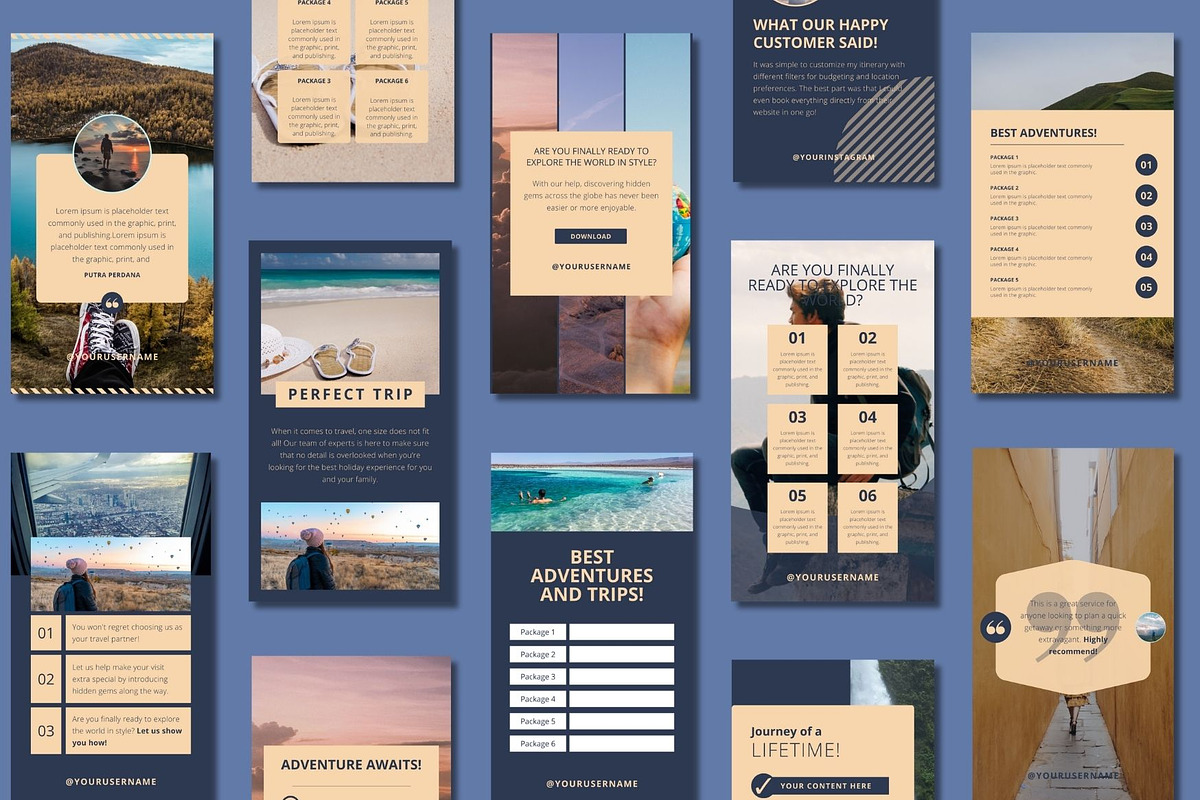 Travel Agent Story Canva Templates, a Templates & Theme by BoontenStudio (Photo 4 of 8)