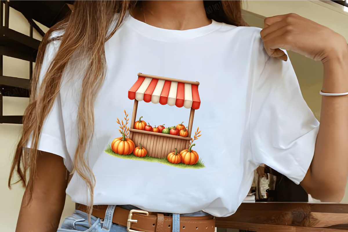Farmers Market Watercolor Clipart, an Illustration by CrexoraLab (Photo 5 of 5)