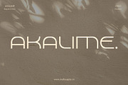 Akalime – Monoline Font, a Sans Serif Font by Craft Supply Co. (Thumbnail 1 of 8)