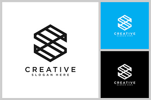 initial letter s logo vector design, a Branding & Logo Template by quadrazo