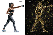 Gold Sprinkle Photoshop Action preview 5