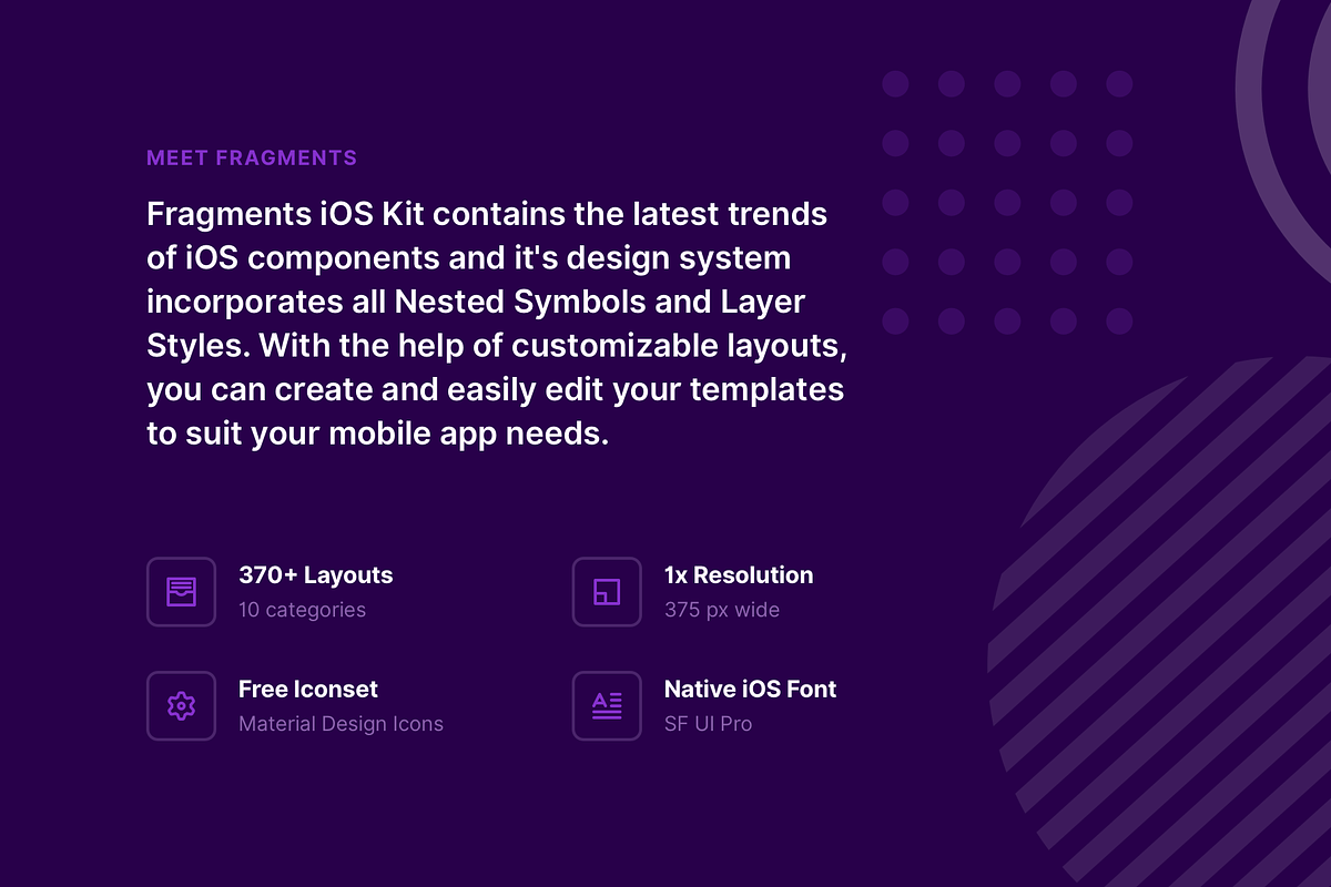 Fragments iOS Wireframe Kit, a Wireframe Template by Pixsellz (Photo 3 of 6)