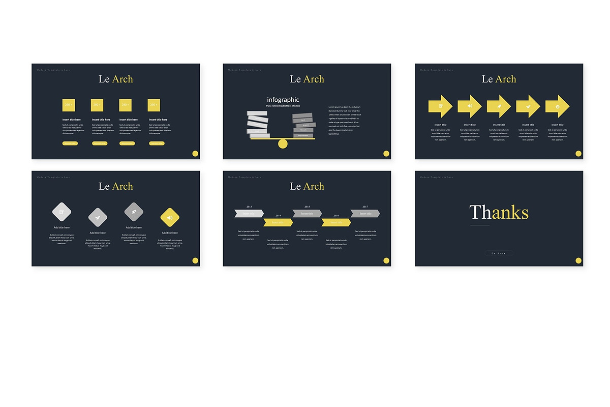 Le Arch - Powerpoint Template, a Presentation Template by AQR Studio