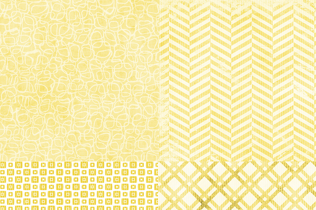Wild About Yellow Digital Paper Pack preview 2