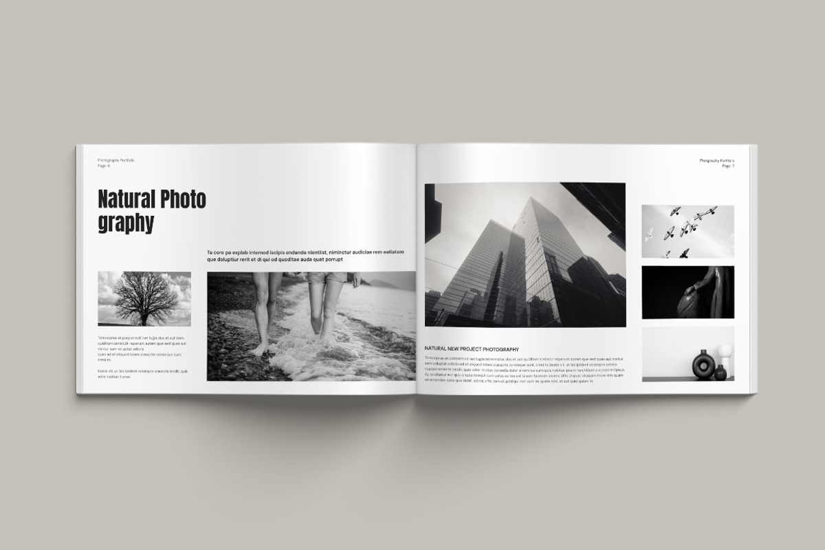 Photographer Portfolio Landscape, a Brochure Template by Pixelpick (Photo 4 of 9)
