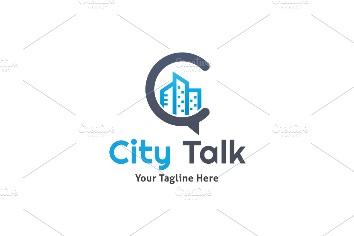 City Talk Logo, a Branding & Logo Template by Martin-Jamez (Photo 1 of 3)