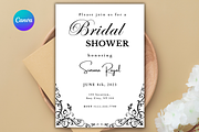 Bridal Shower Invitation Template, an Invitation Template by SimoDigitalArt (Thumbnail 8 of 9)