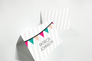 Party Flags Wedding Suite, an Invitation Template by Elegrad Design Agency (Thumbnail 9 of 11)