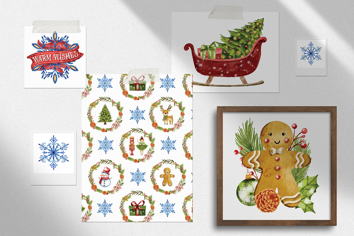Merry little Christmas illustration, a Seasonal Illustration by Yelloo Fish (Photo 2 of 19)
