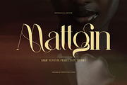 Mattgin Elegant Serif Font, a Serif Font by Perfectype (Thumbnail 1 of 8)