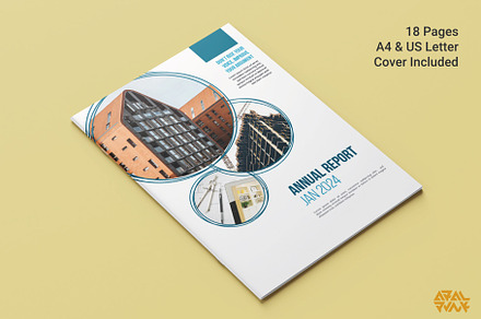 Creative Annual Report Template, a Magazine Template by anggraphic