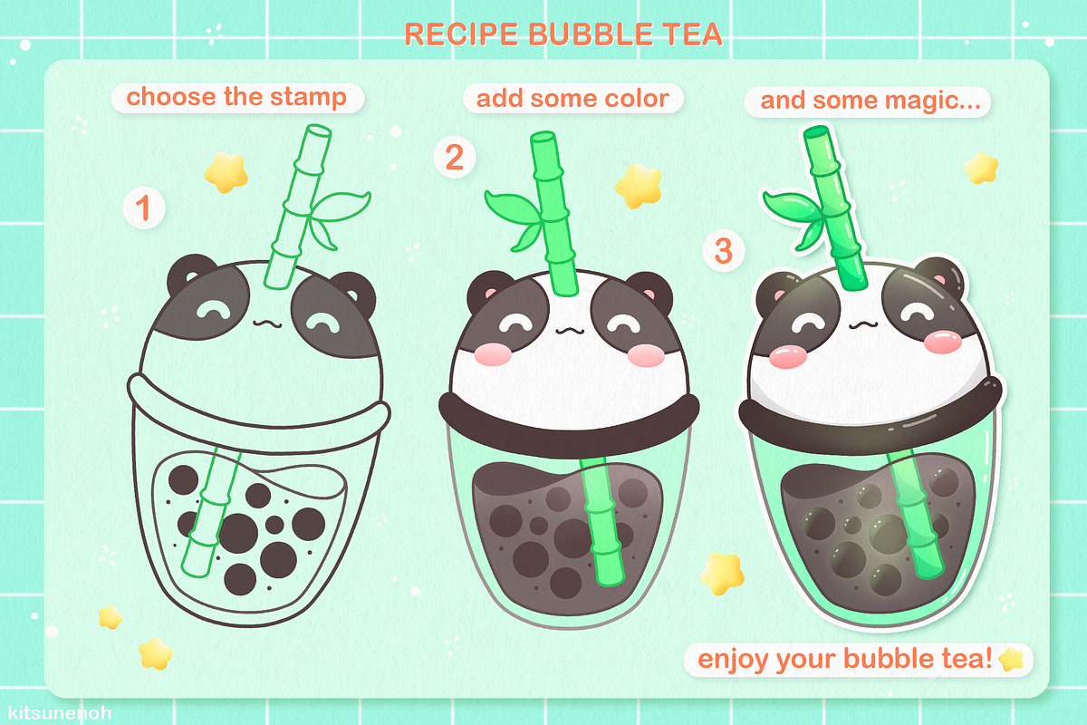 Procreate Bundle Brushes Panda, a Brush Add-On by InkPrintsTattoo (Photo 10 of 12)
