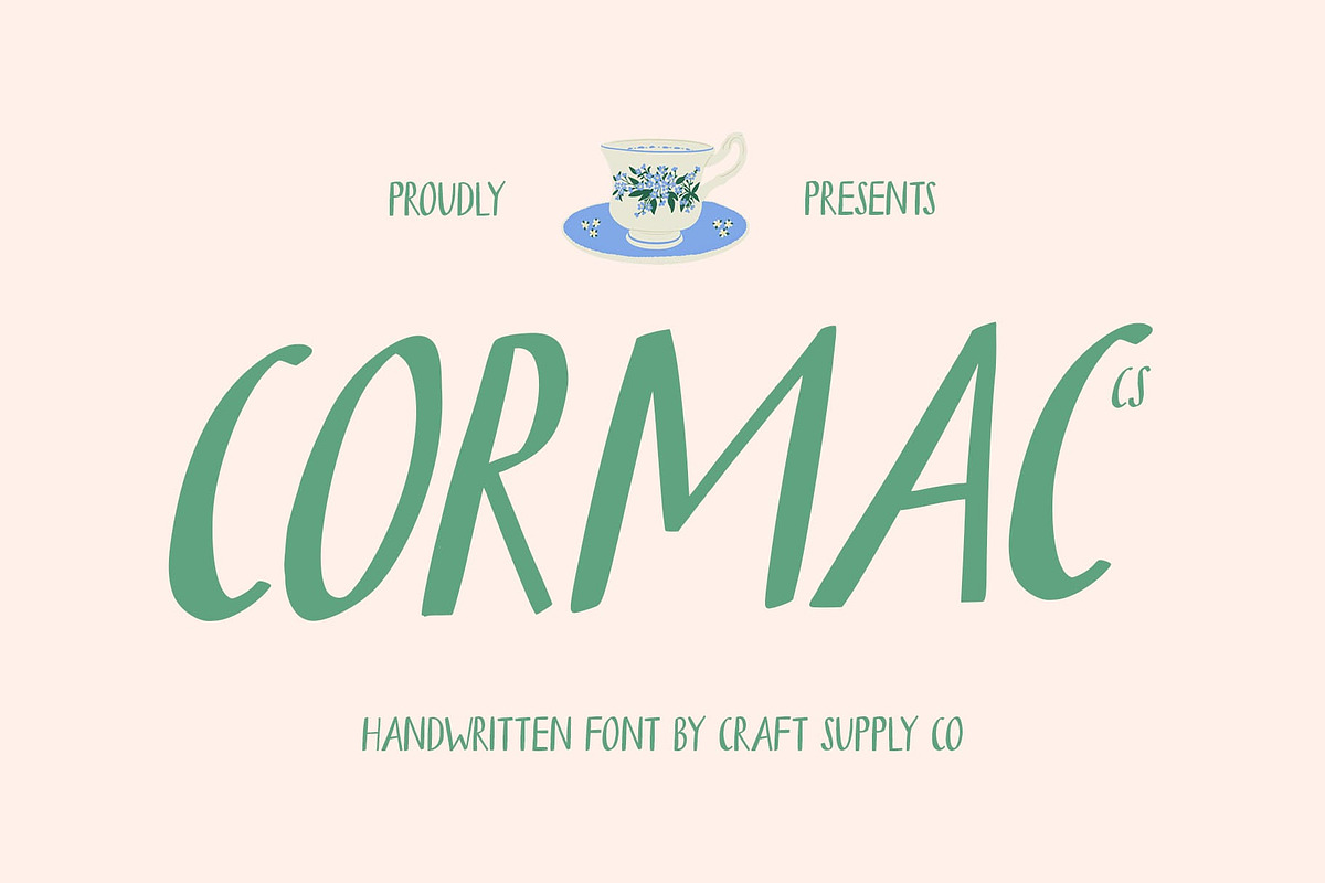 CS Cormac – Marker Font, a Handwritten Font by Craft Supply Co. (Photo 1 of 8)