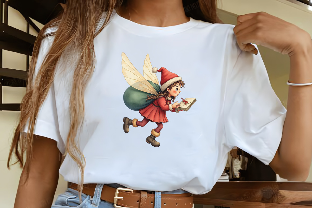 Christmas Fairy Sublimation Clipart, an Illustration by CrexoraLab (Photo 4 of 5)