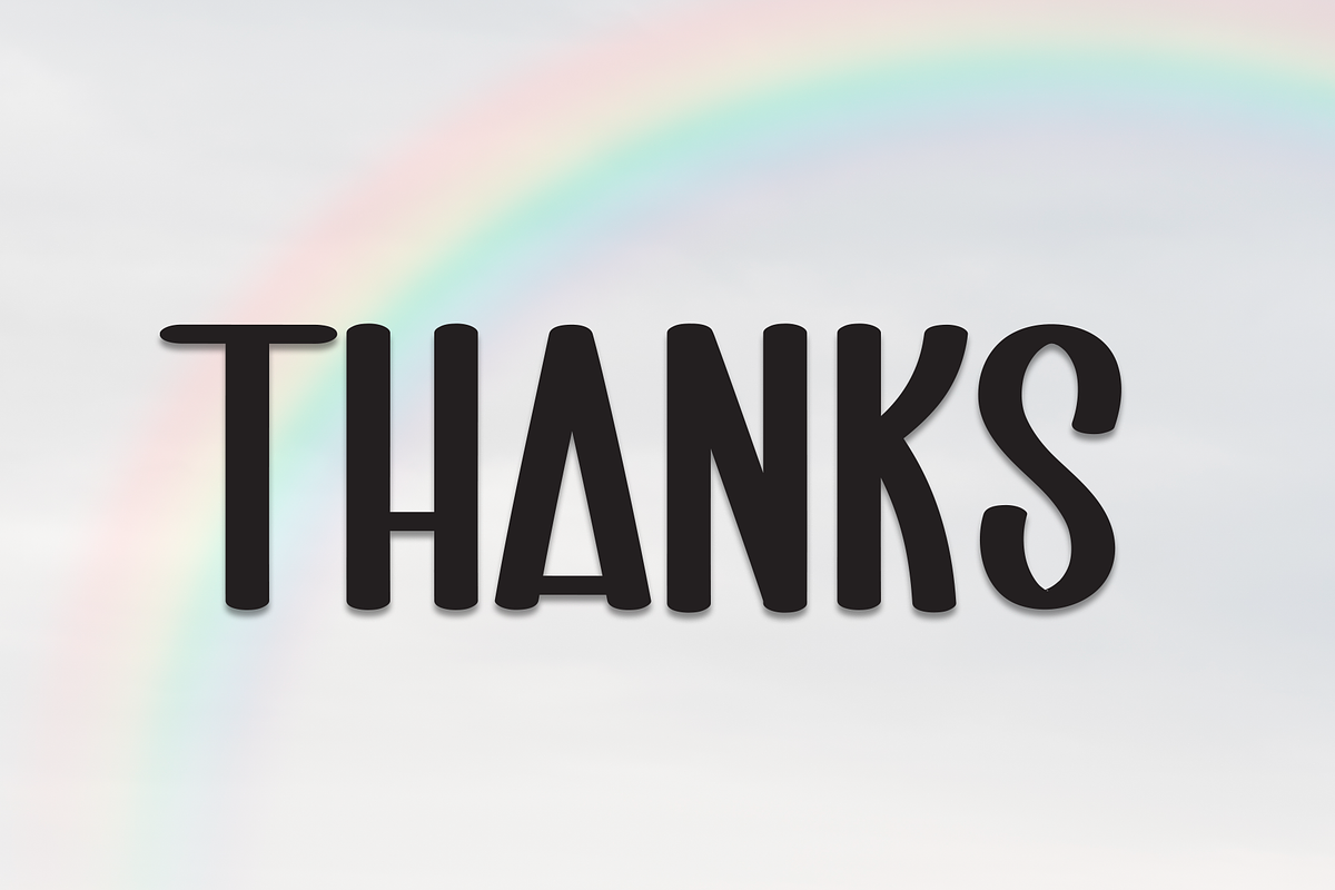 Rainbow Monday | Script Font, a Script Font by Scratchones (Photo 8 of 8)