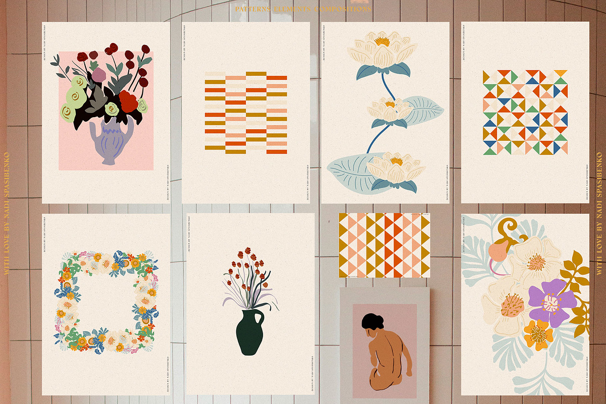 Floral Boutique || Vector Floral Set, an Illustration by nadispasibenko (Photo 8 of 15)