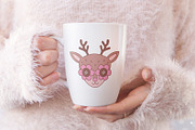 Pink Christmas Vector Collection, a Seasonal Illustration by NataKa (Thumbnail 9 of 11)