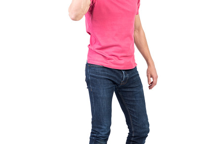Successful man clenching fist and looking at camera, a Background Photo by Iván Moreno STOCK PHOTO