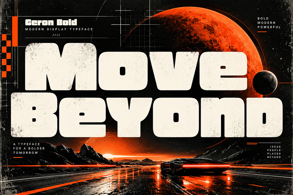 Geron Bold, a Slab Serif Font by Wow Magic (Photo 3 of 5)