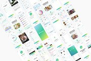 Diet & Meal Planner App, an UI Kit Template by flr.24 (Thumbnail 2 of 2)