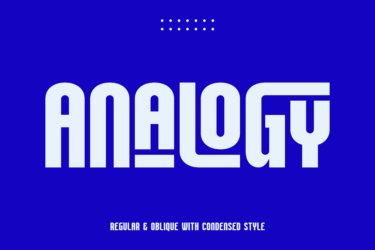 Analogy | Modern Sans Serif Font, a Sans Serif Font by roomspace creative lab (Photo 1 of 15)