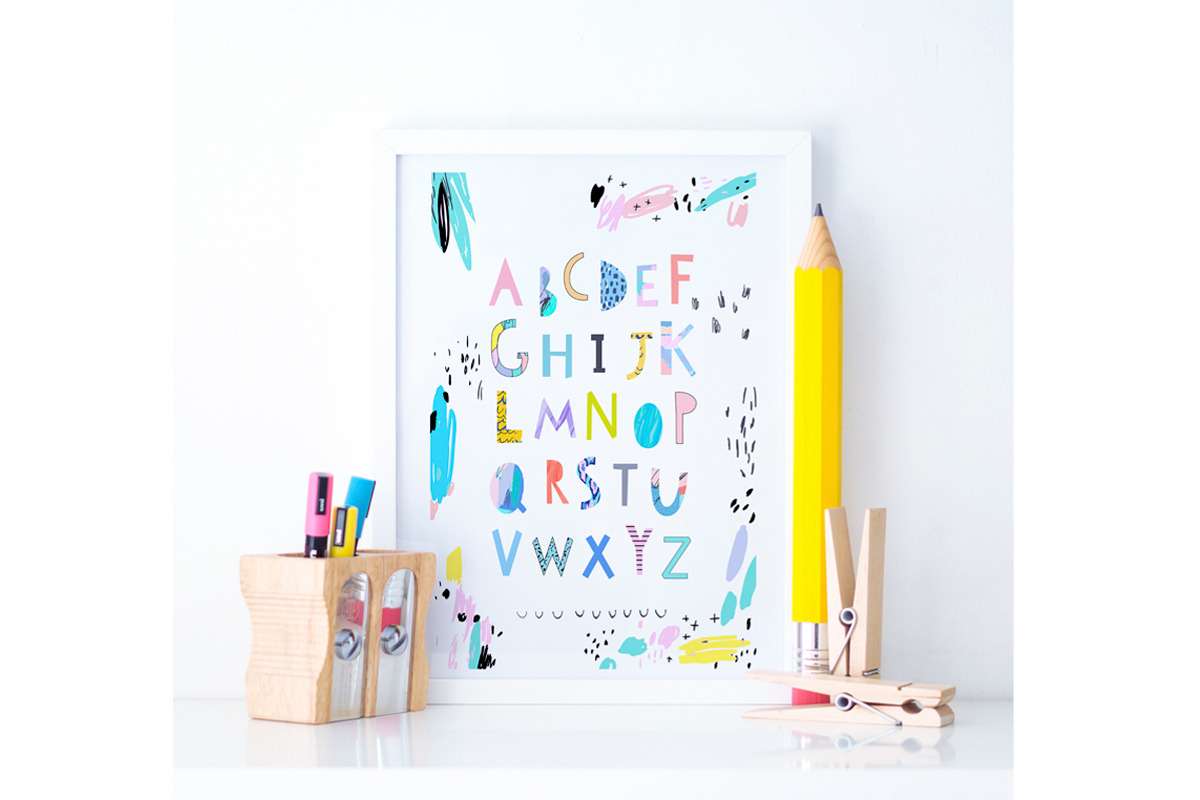 Paper CUT Alphabet, an Education Illustration by Lera Efremova (Photo 5 of 7)
