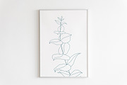 Eucalyptus Leaves Line Art Clipart, an Illustration by ElenKoss (Thumbnail 11 of 12)