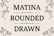 Matina Rounded Drawn, a Serif Font by Craft Supply Co. (Thumbnail 1 of 8)