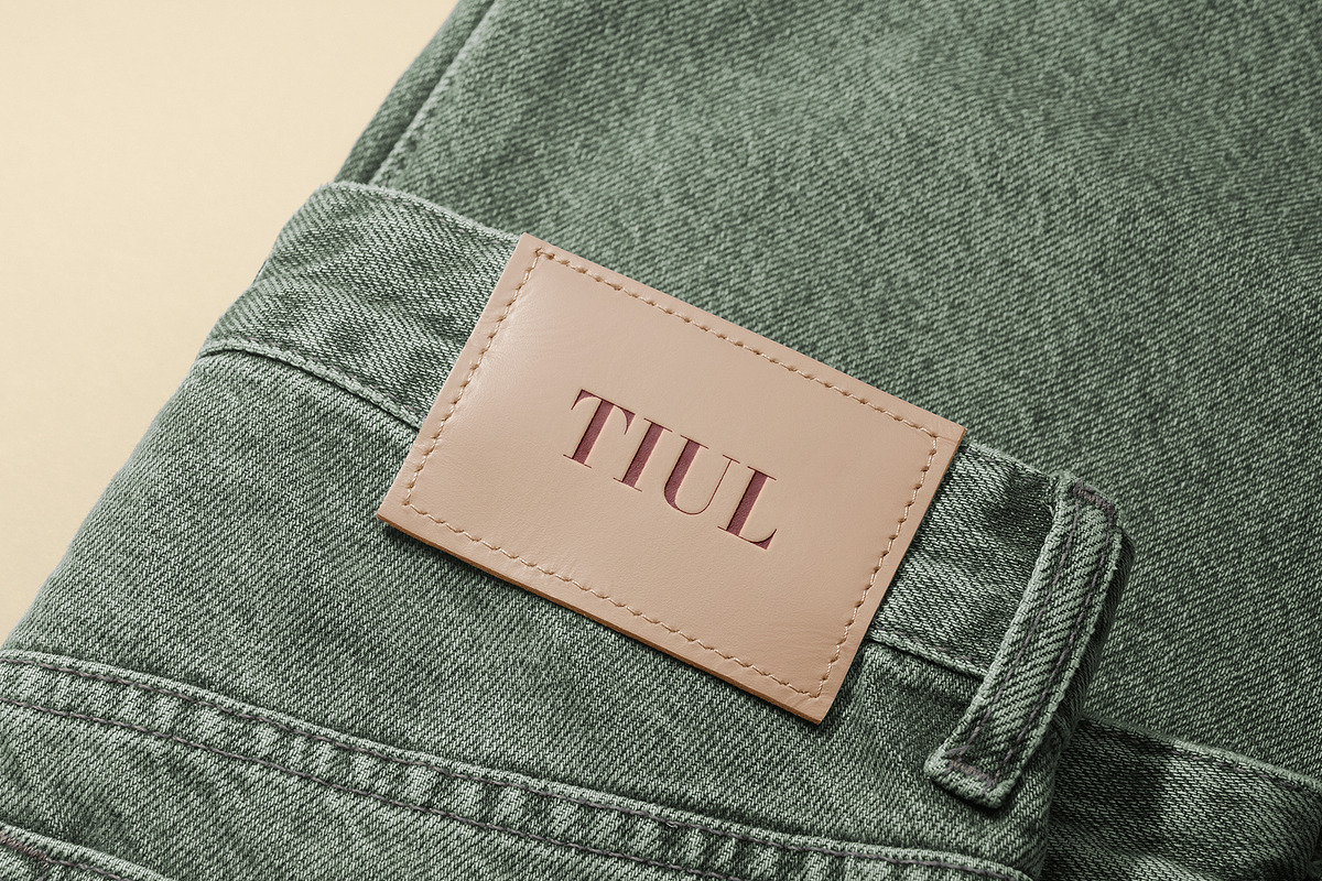 Logo Mockup Label Jeans Pants, a Hoody Mockup by Asylab (Photo 4 of 7)